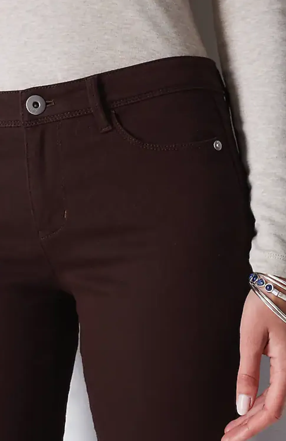 Authentic Fit Slim-Leg Jeans | Jjill