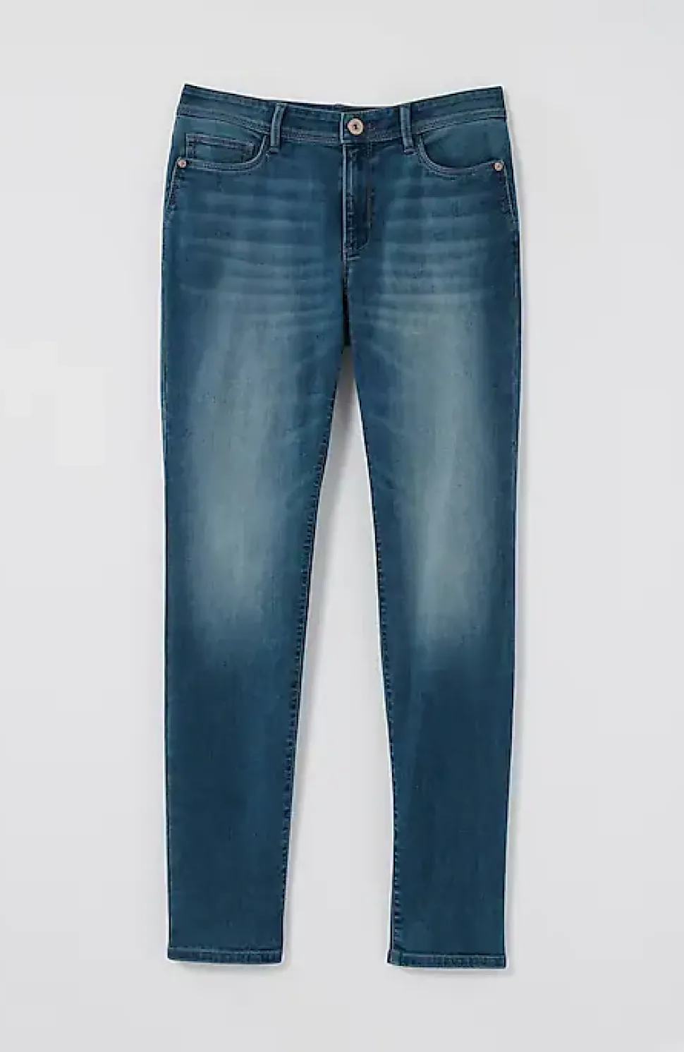 Authentic Fit Slim-Leg Jeans | Jjill