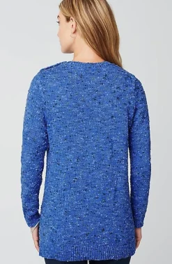 Buttoned-Shoulder Pullover Sweater | Jjill