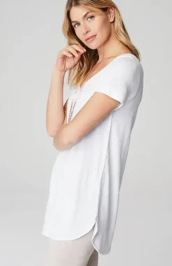 Cotton And Tencel Modal Shirttail Tunic | Jjill