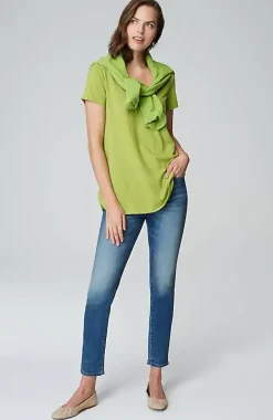 Cotton And Tencel Modal Shirttail Tunic | Jjill