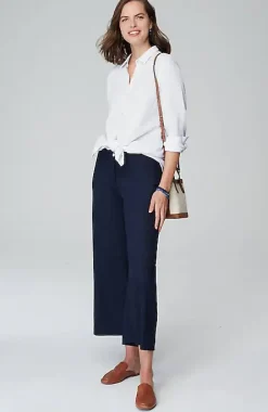Cotton-Gauze Split-Hem Tunic | Jjill