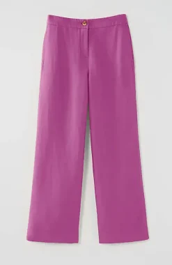 Easy Linen Wide-Leg Crops | Jjill