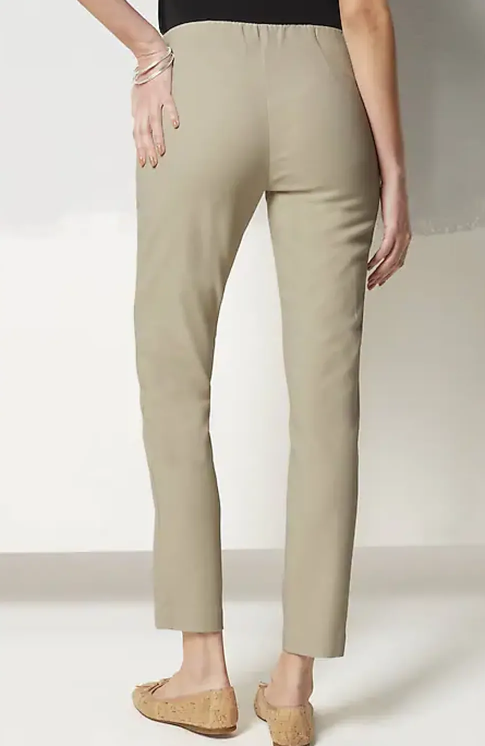 Essential Cotton-Stretch Pants | Jjill