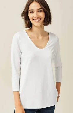 Essential Forward-Seam Tee | Jjill