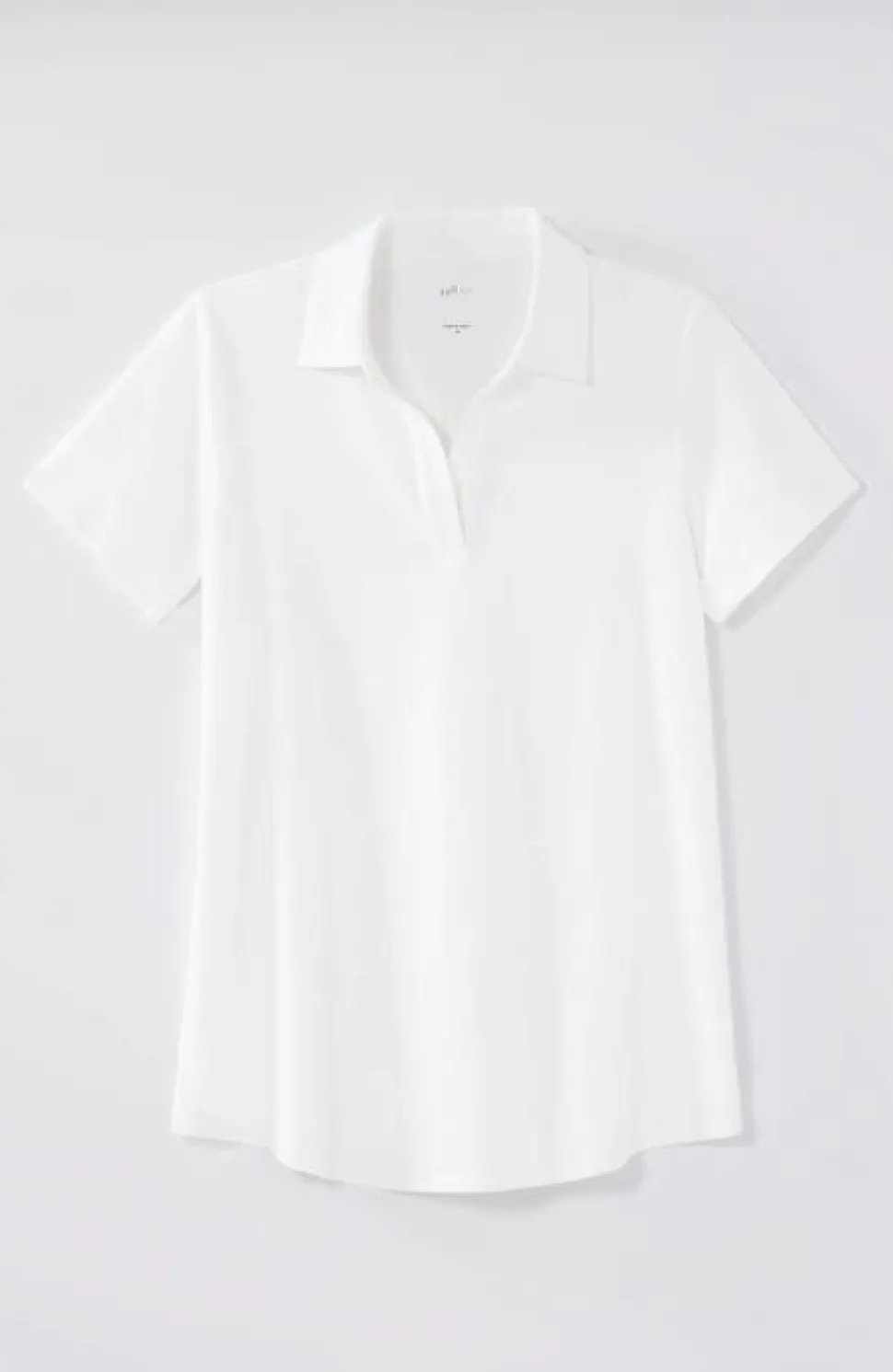 Fit Cotton-Stretch Polo Shirt | Jjill