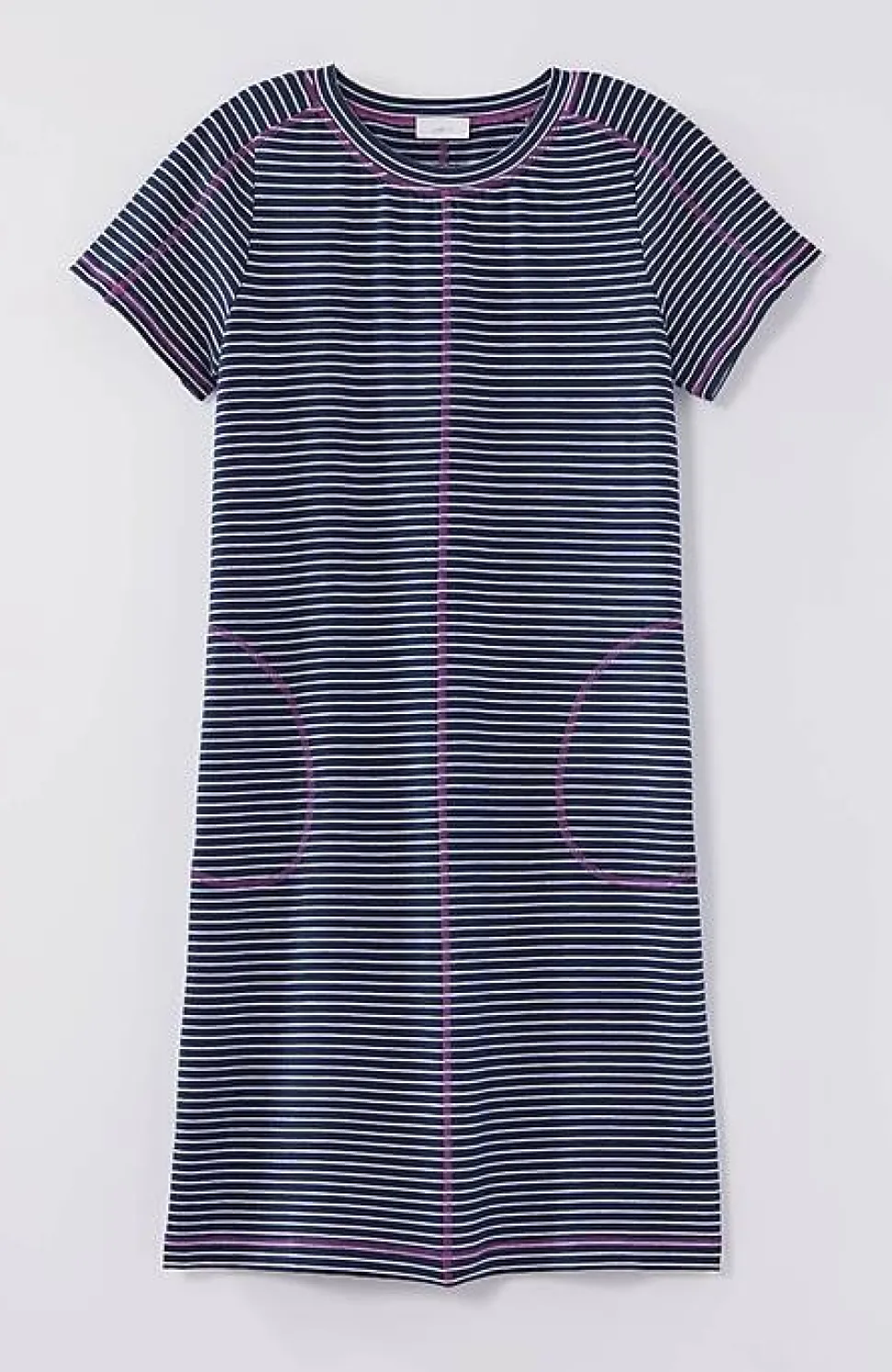 Fit Elevate Terry Contrasting-Stitch Dress | Jjill