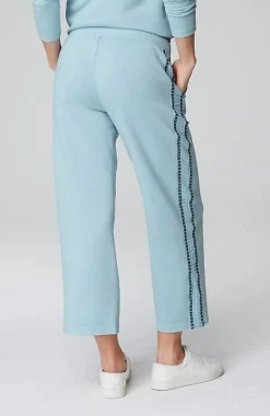 Fit French Terry Embroidered Crops | Jjill