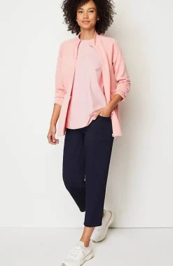 Fit Progress Pima-Stretch Shirttail Tee| Jjill