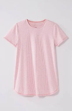 Fit Progress Pima-Stretch Shirttail Tee| Jjill