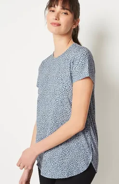 Fit Progress Pima-Stretch Shirttail Tee| Jjill