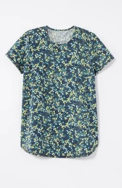 Fit Progress Pima-Stretch Shirttail Tee| Jjill