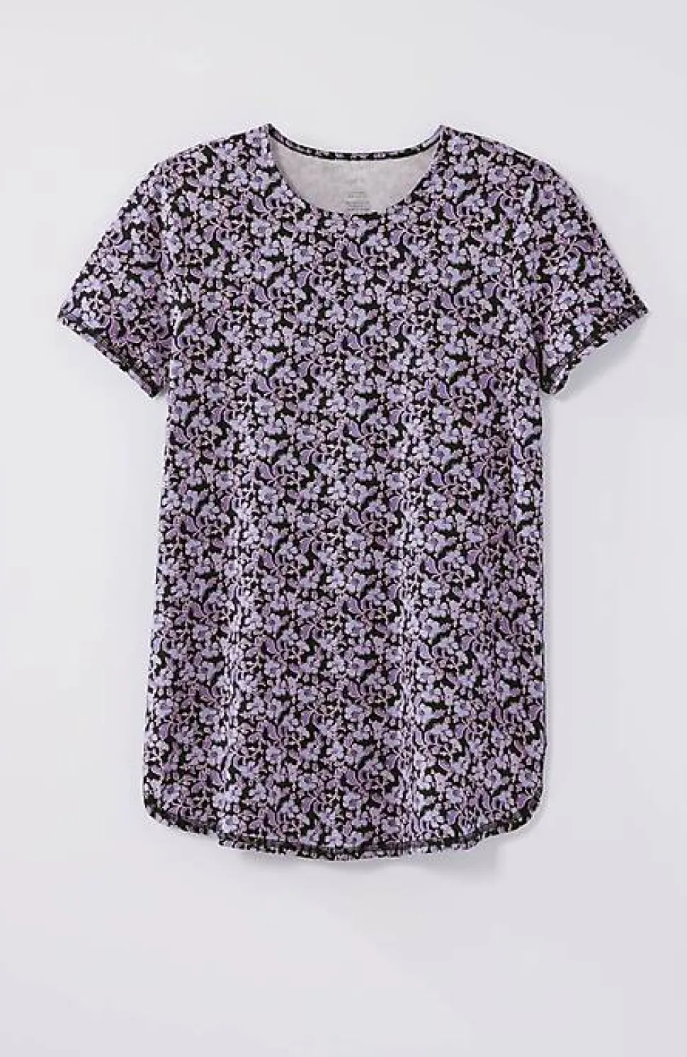 Fit Progress Pima-Stretch Shirttail Tee| Jjill