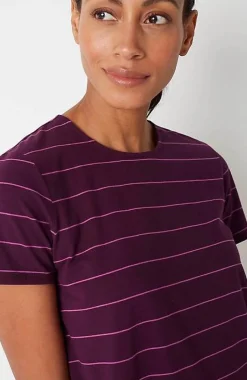 Fit Progress Pima-Stretch Shirttail Tee| Jjill