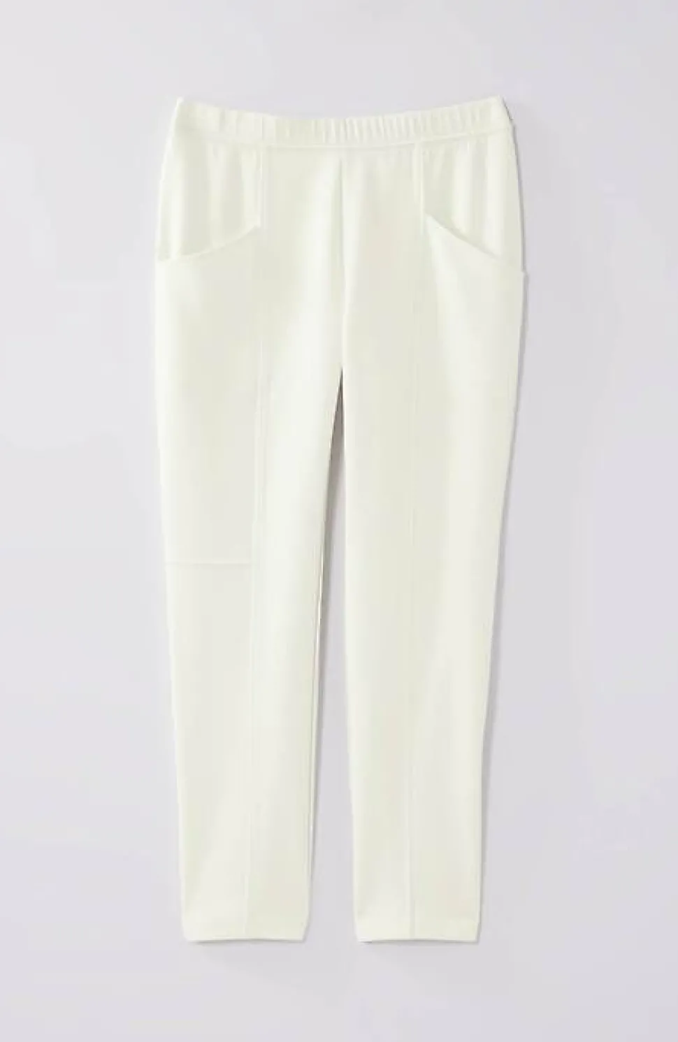 Fit Sleek Double-Knit Seamed Crops | Jjill