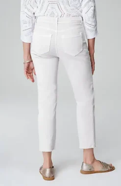High-Rise Fringe-Hem Crops | Jjill