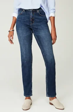 High-Rise Straight-Leg Jeans | Jjill