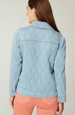 Indigo Quilted Jacket | Jjill
