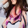 Layered Floral Square Scarf | Jjill