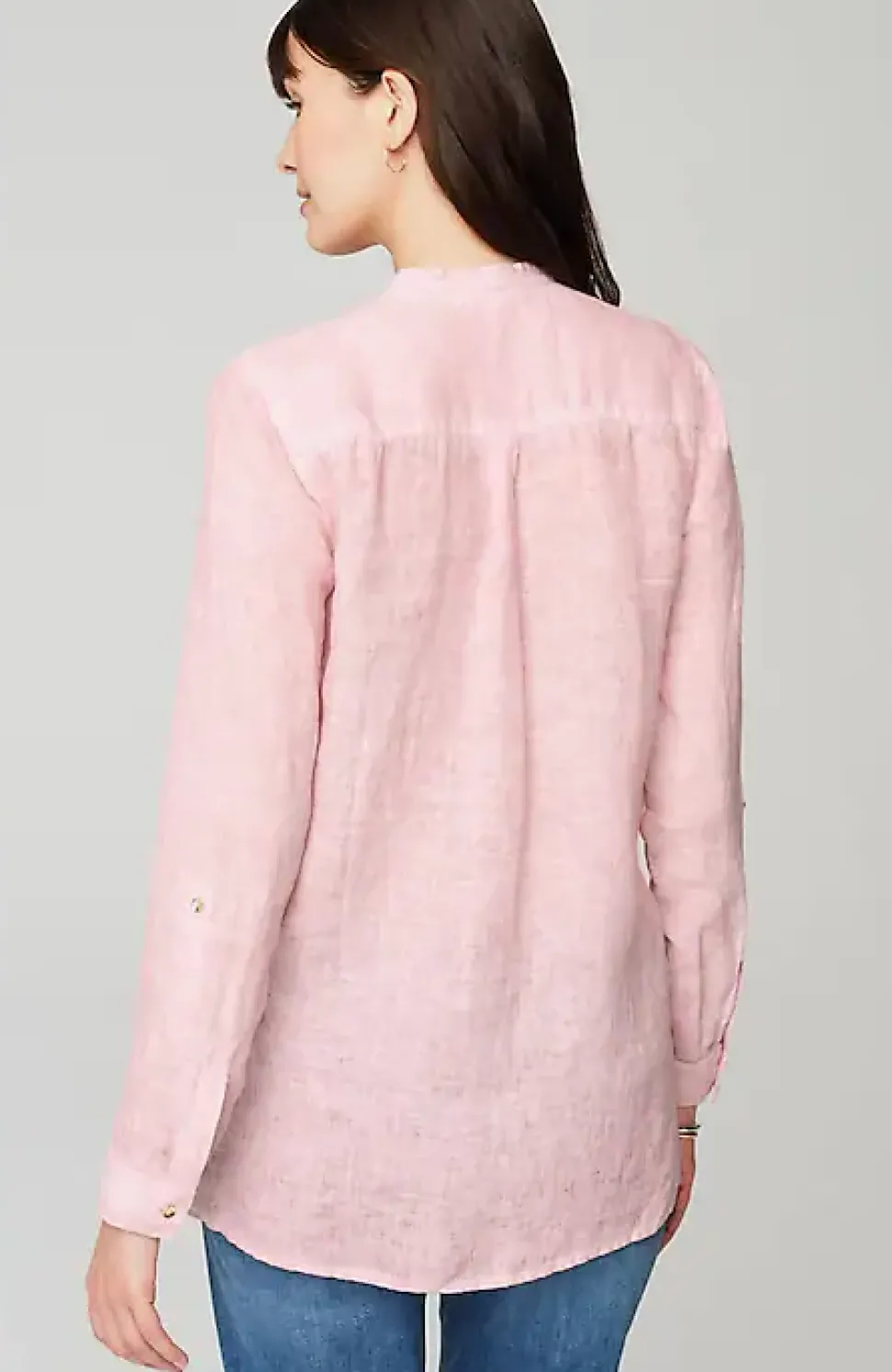 Linen Garment-Dyed Tunic | Jjill