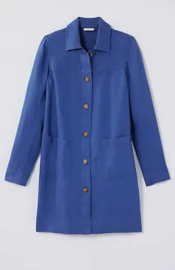 Long Linen Duster Jacket | Jjill
