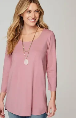 Luxe Supima® A-Line Tunic | Jjill