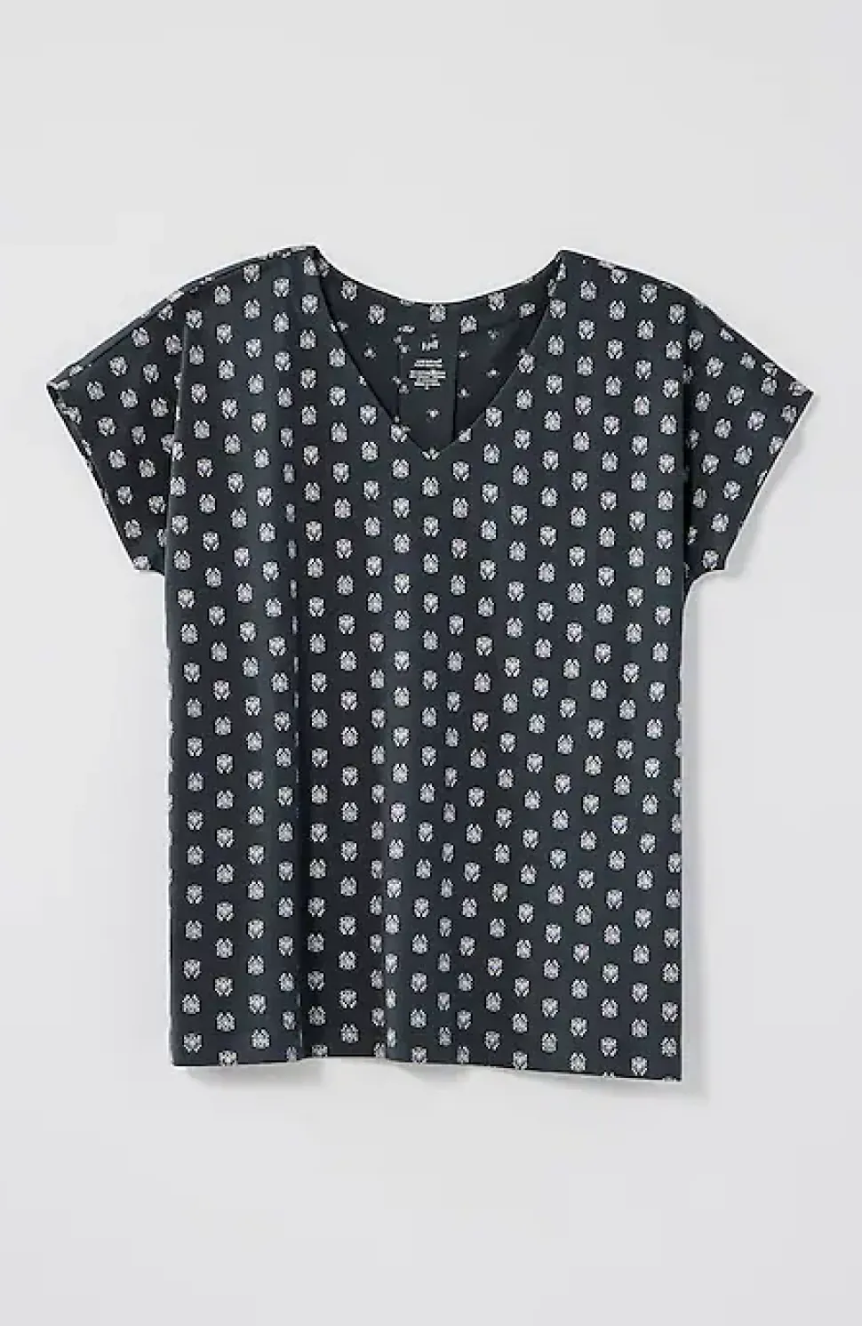 Luxe Supima® Pleat-Back Tee | Jjill