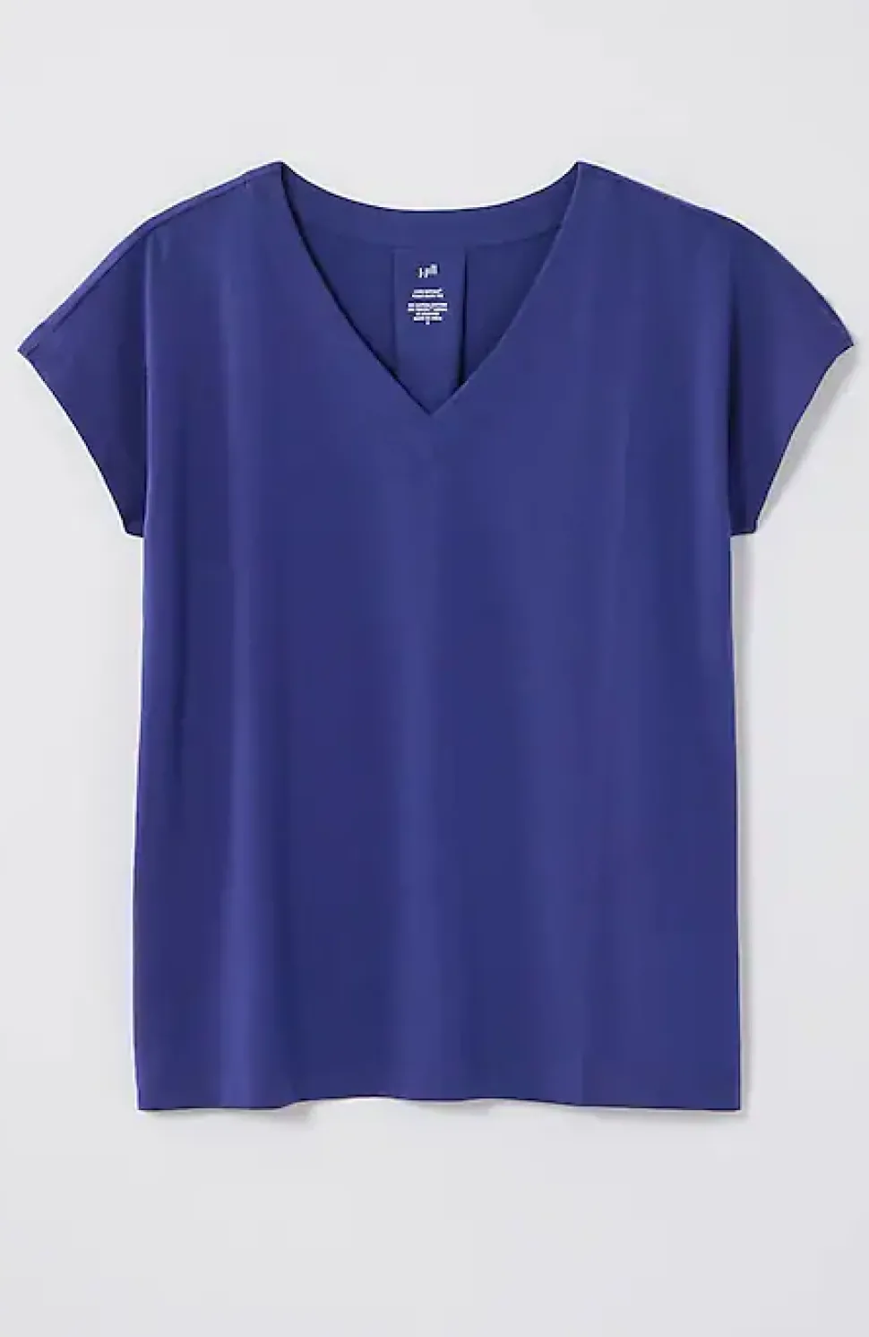 Luxe Supima® Pleat-Back Tee | Jjill