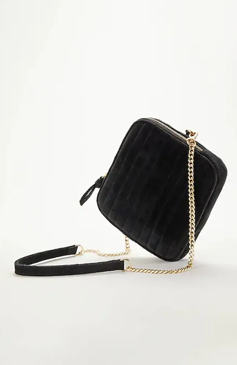 Luxe Velvet Quilted Purse | Jjill