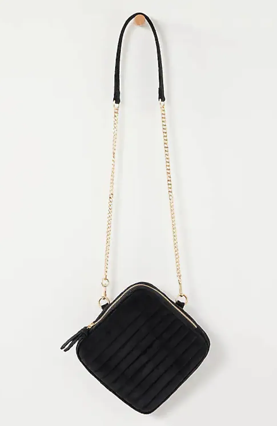 Luxe Velvet Quilted Purse | Jjill