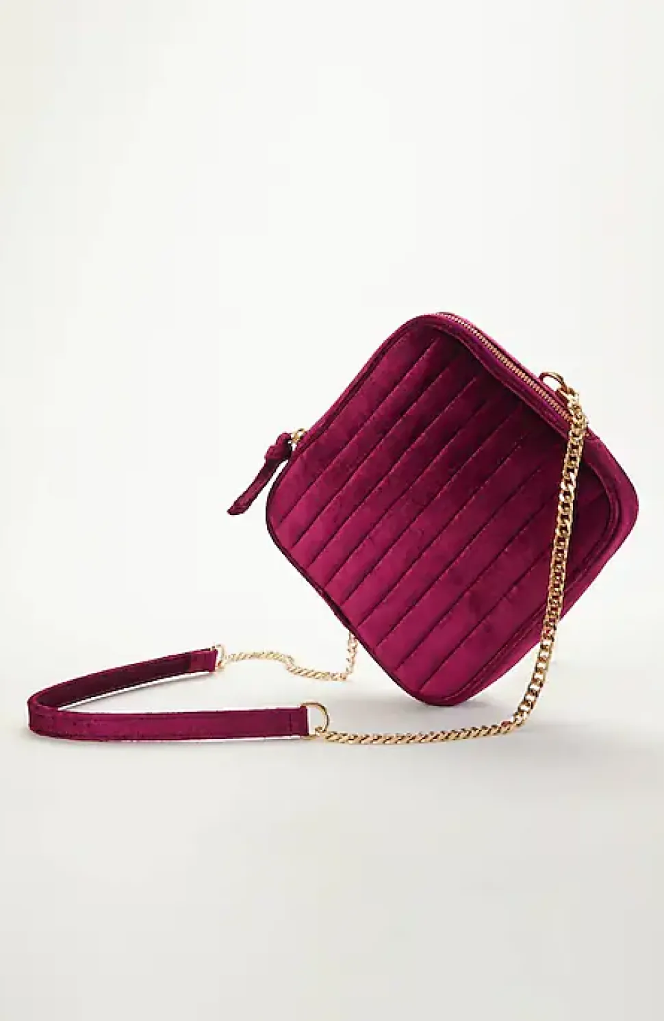 Luxe Velvet Quilted Purse | Jjill