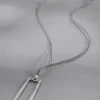 Modern Elements Rectangular Pendant Necklace | Jjill
