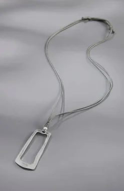 Modern Elements Rectangular Pendant Necklace | Jjill
