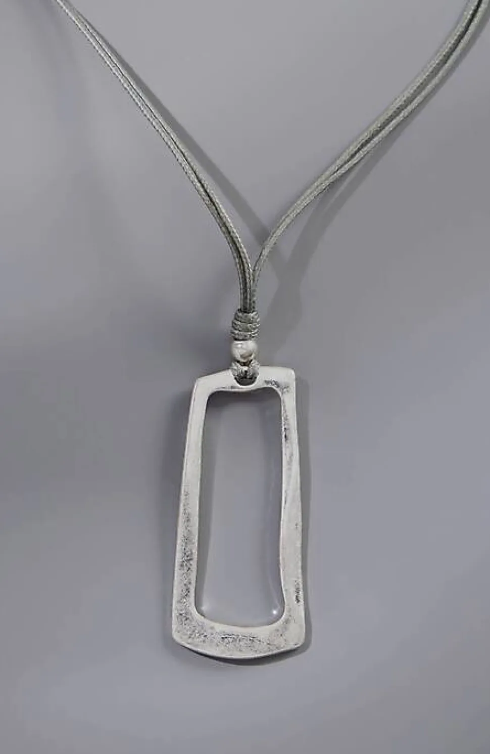 Modern Elements Rectangular Pendant Necklace | Jjill