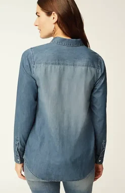 One-Pocket Button-Front Shirt | Jjill