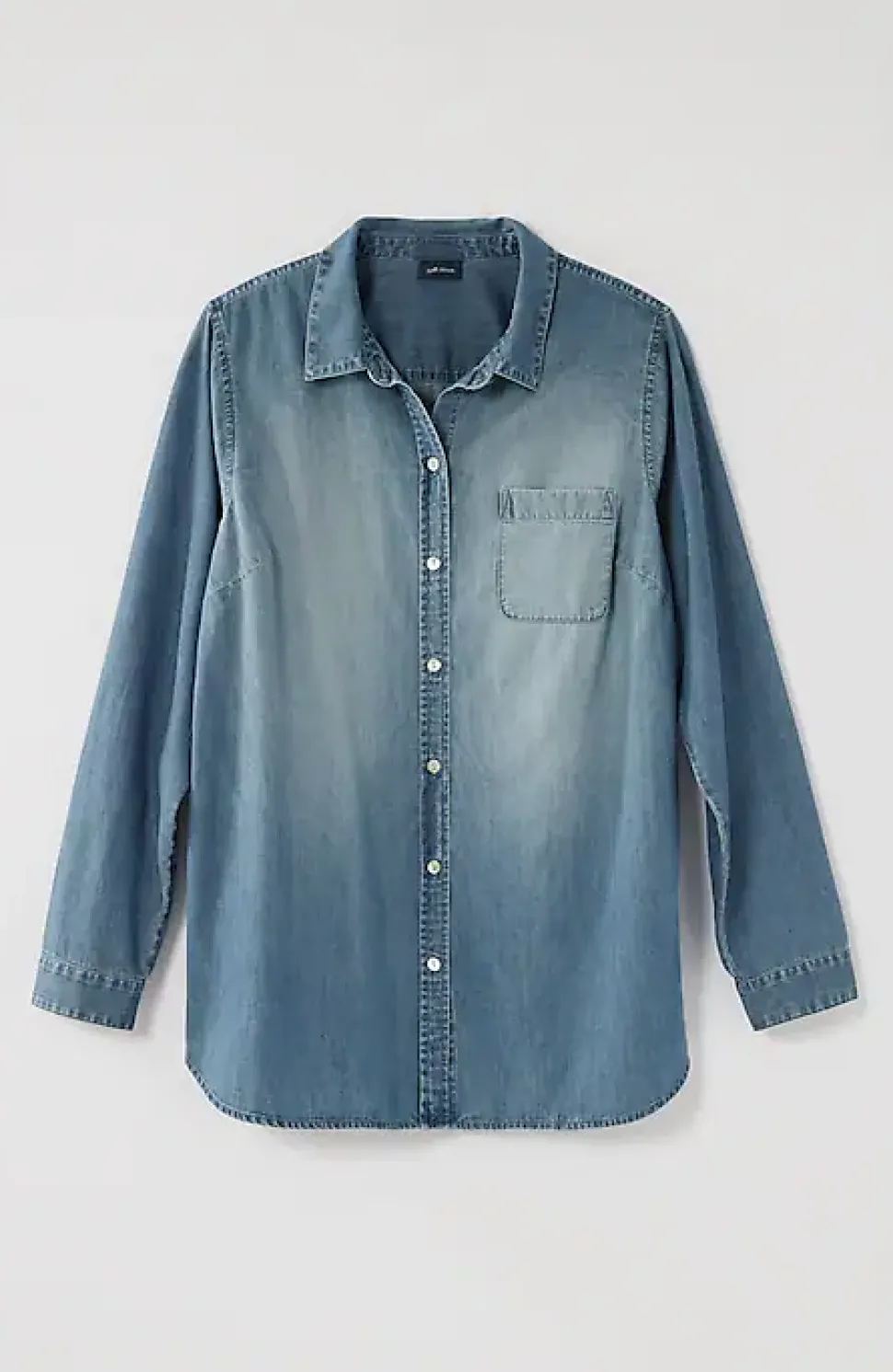 One-Pocket Button-Front Shirt | Jjill