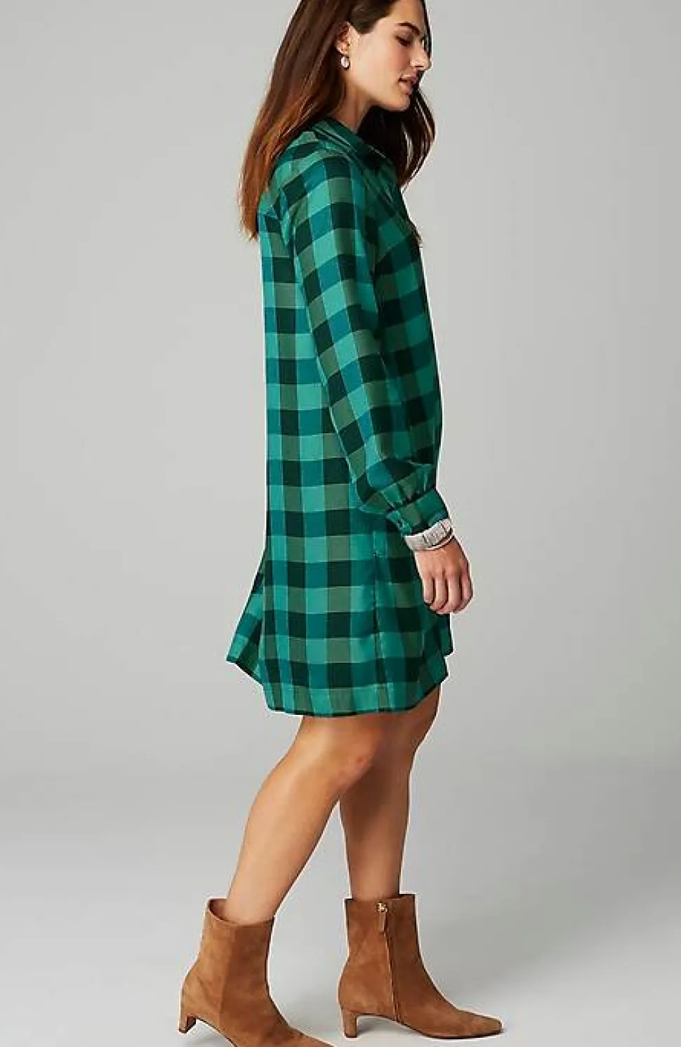Plaid Shirtdress | Jjill