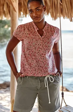 Pleated Shorts With Rope Belt | Jjill