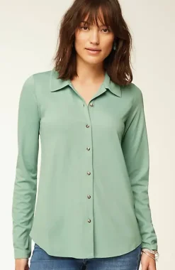 Ponte Knit Shirt | Jjill