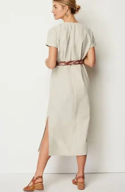 Pure Jill Belted Ikat Dress | Jjill