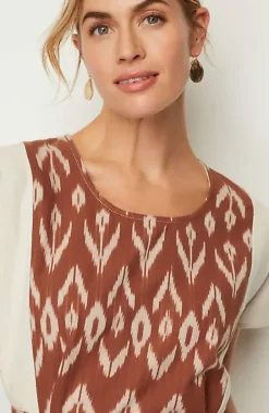 Pure Jill Belted Ikat Dress | Jjill