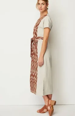 Pure Jill Belted Ikat Dress | Jjill