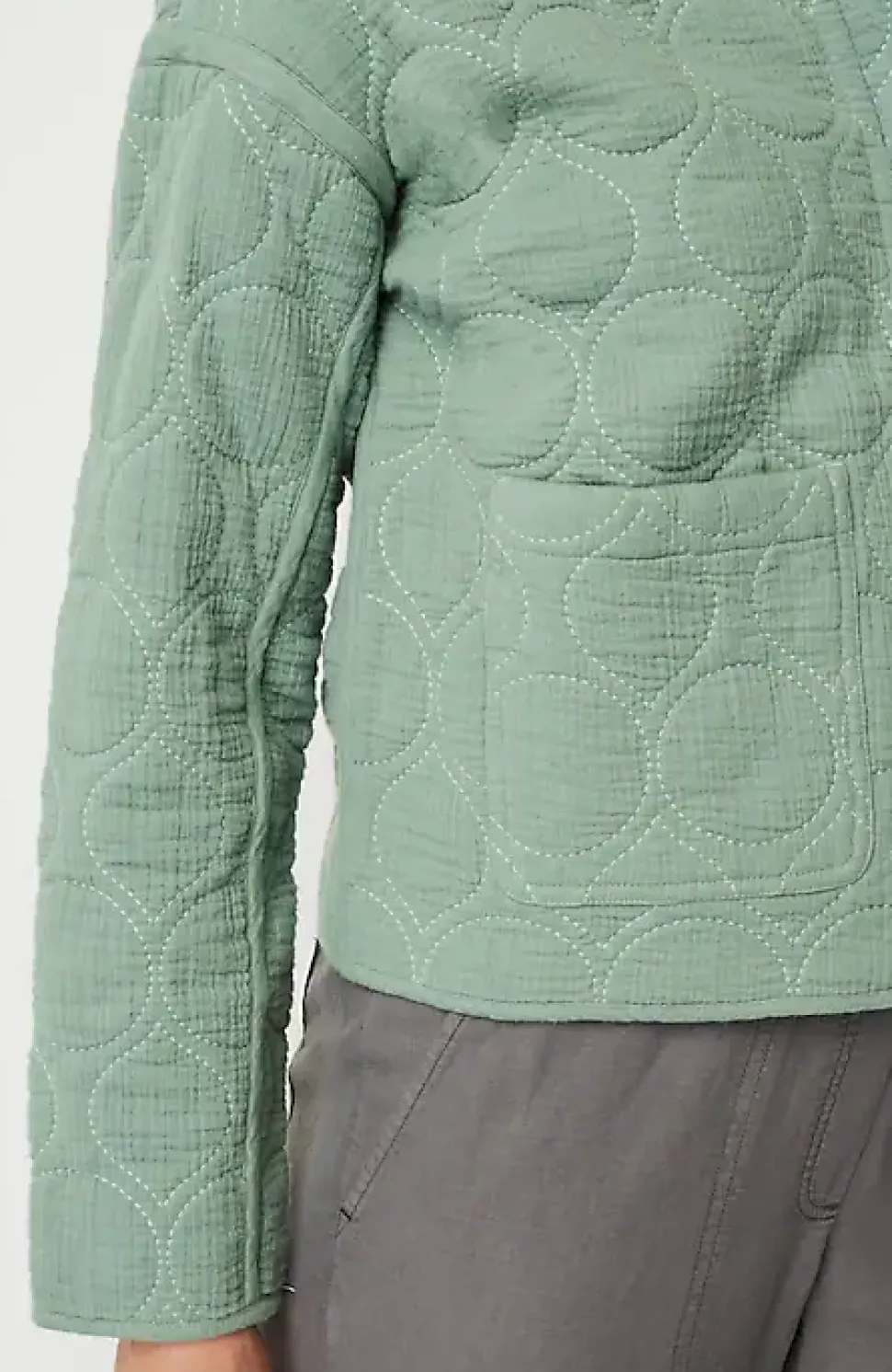 Pure Jill Double-Gauze Quilted Jacket | Jjill