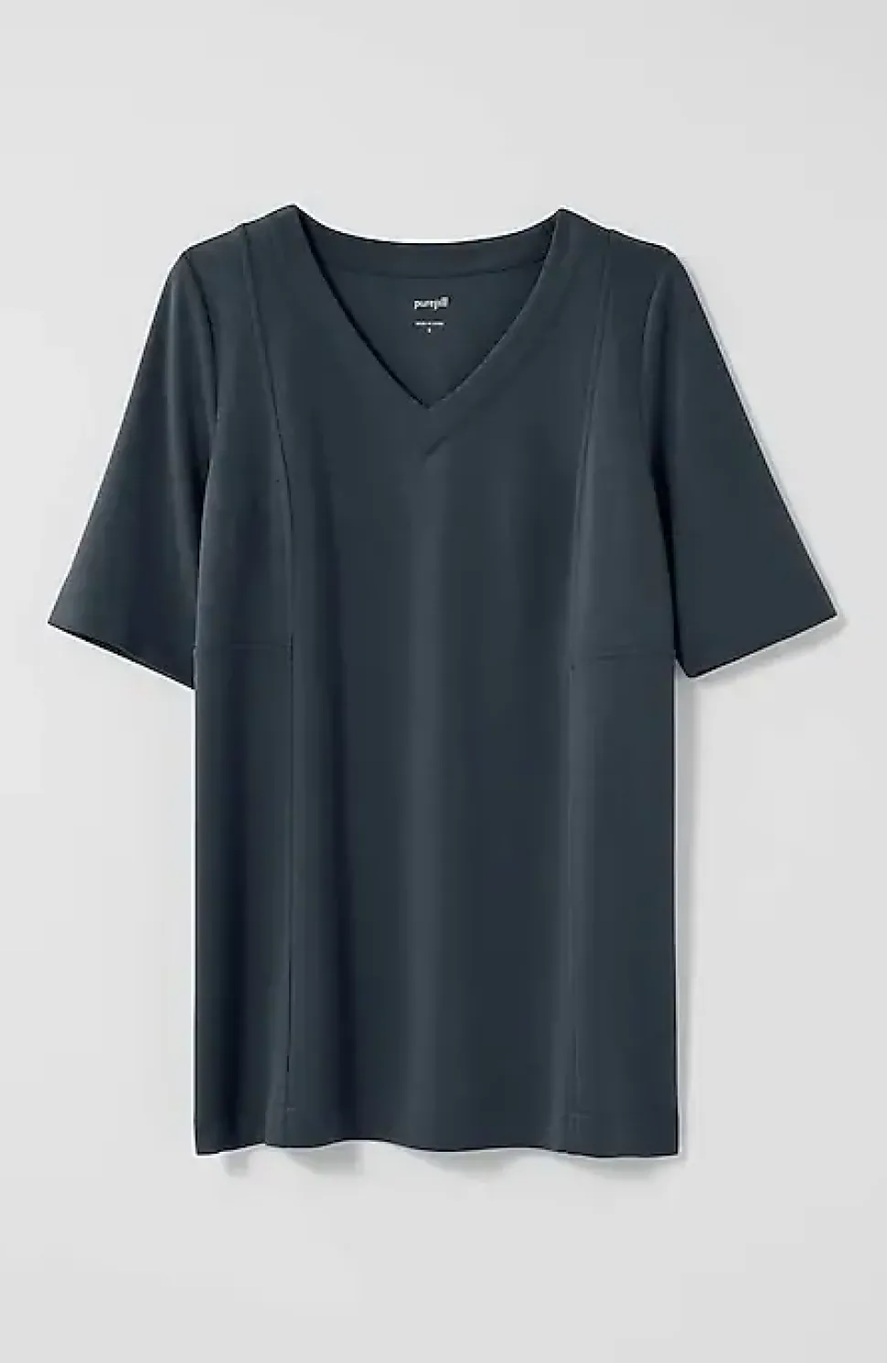 Pure Jill Double-Knit Seamed Tunic | Jjill