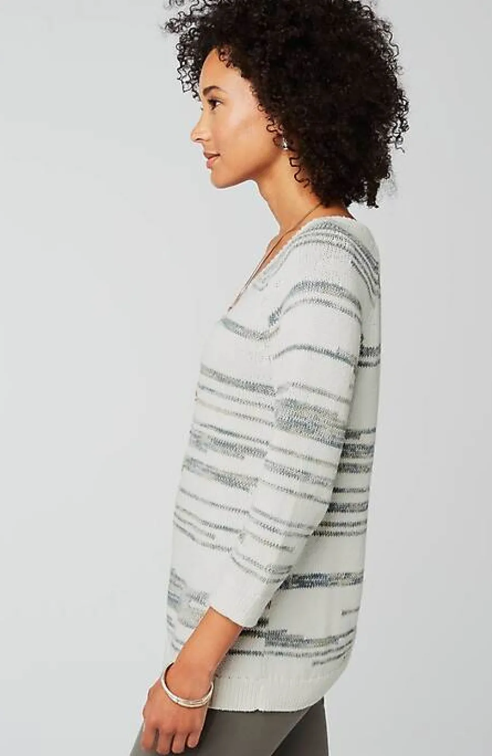 Pure Jill Intarsia Relaxed Sweater | Jjill