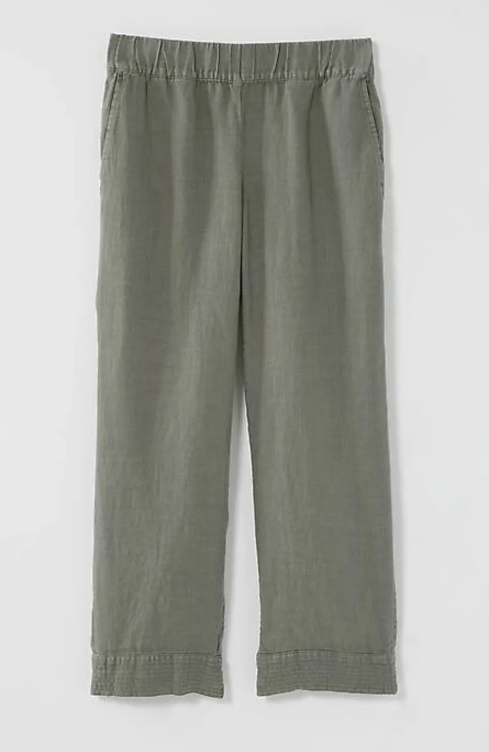 Pure Jill Linen Trapunto-Stitched Pants | Jjill