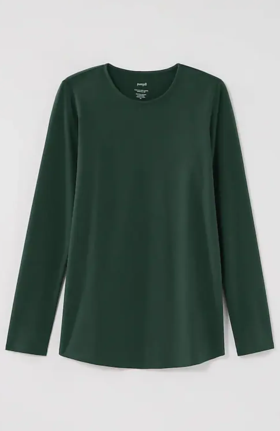 Pure Jill Long-Sleeve Shirttail Tee | Jjill