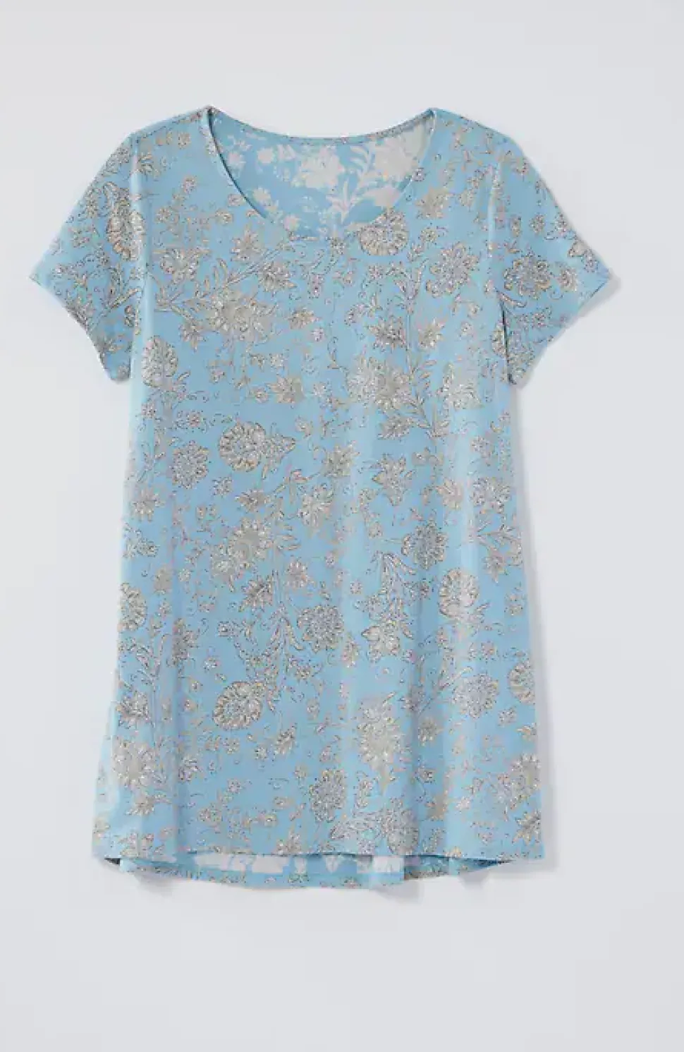 Pure Jill Scoop-Neck Elliptical Tee | Jjill