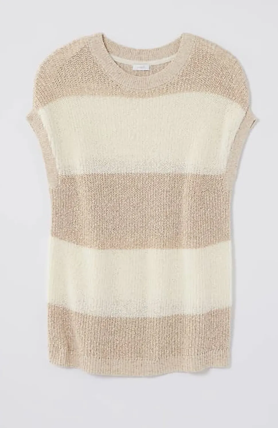 Pure Jill Striped Short-Sleeve Sweater | Jjill