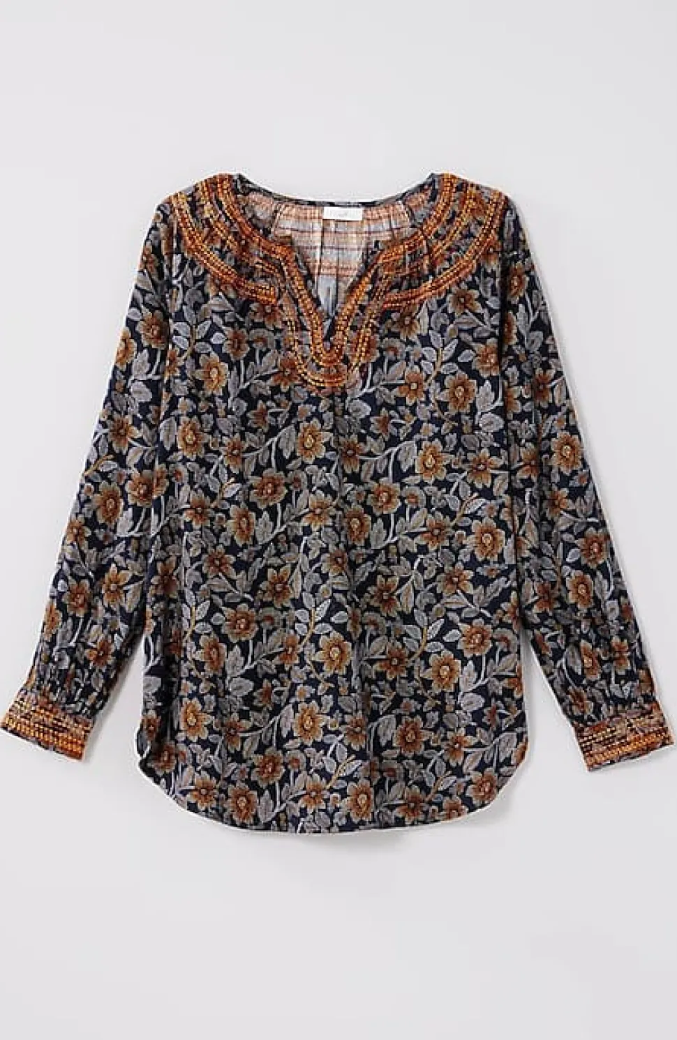 Pure Jill Twill Embroidered Tunic | Jjill